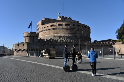 Turisti Roma il castello
